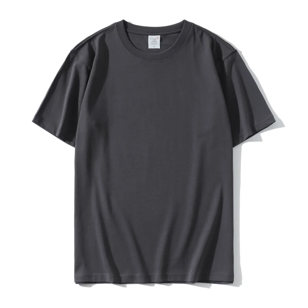 Plain T-Shirts for Men and Women in Solid Colors, 220 GSM, 100% Cotton