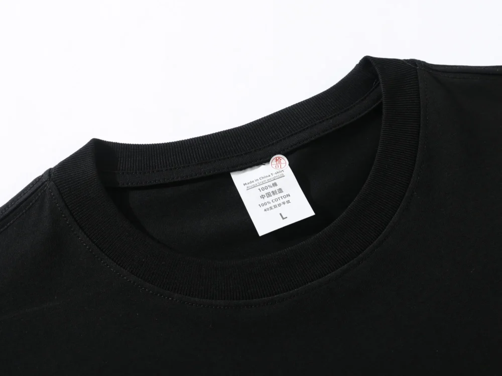 Plain T-Shirts for Men and Women in Solid Colors, 220 GSM, 100% Cotton - Image 3