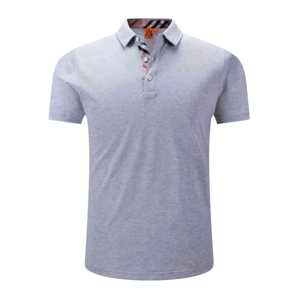 2025 High Quality Wholesale  Cotton Bamboo Fiber Polo Shirt Men's Fitted Polo Shirt - Image 5