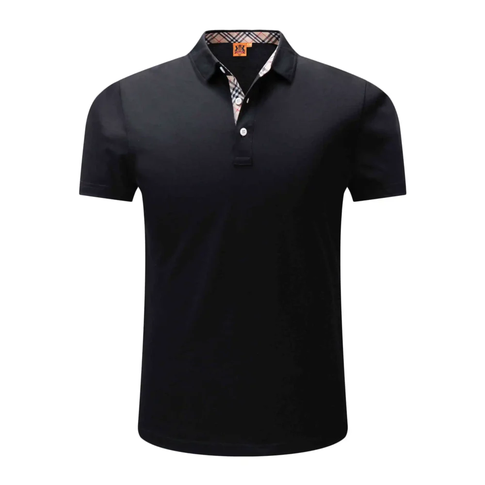 2025 High Quality Wholesale  Cotton Bamboo Fiber Polo Shirt Men's Fitted Polo Shirt - Image 6