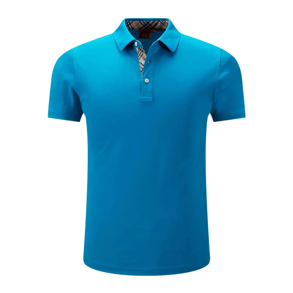 2025 High Quality Wholesale  Cotton Bamboo Fiber Polo Shirt Men's Fitted Polo Shirt