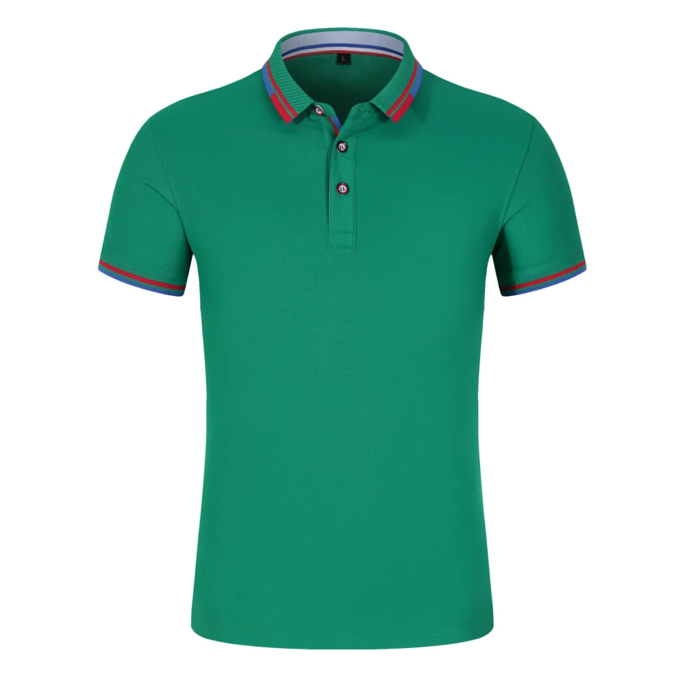 New Design Mercerized Cotton Polo Shirts Men Polo Shirts Men Custom Logo Golf Shirt - Image 2