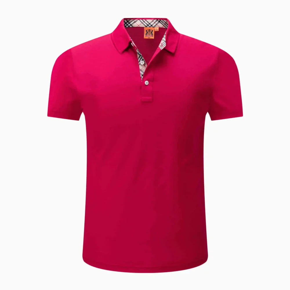 2025 High Quality Wholesale  Cotton Bamboo Fiber Polo Shirt Men's Fitted Polo Shirt - Image 2