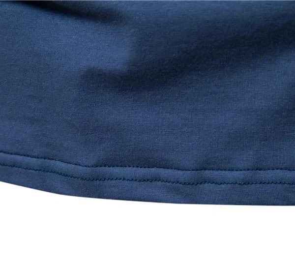 MEN'S SOLID COLOR SUMMER TOP QUALITY COTTON T-SHIRT V-NECK TEE SHIRT MEN'S CASUAL CLASSIC TOPS TEE SHIRT - Image 17