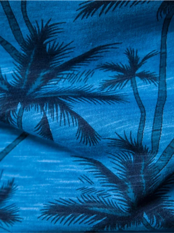 MEN'S O-NECK CASUAL HIGH QUALITY BEACH T-SHIRTS IN THE HAWAIIAN STYLE: NEW SUMMER 100% COTTON PRINTED TOP TEES FOR MEN - Image 3