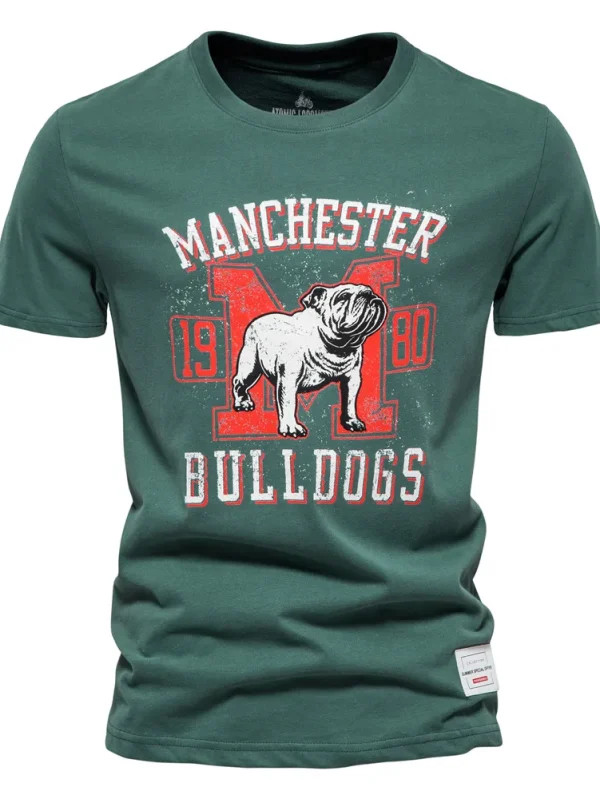 MEN'S COTTON T-SHIRT PRINTING OF BRAND QUALITY T-SHIRTS FOR MEN SUMMER MEN'S TOPS TEE SHIRT WITH SHORT SLEEVES AND A CASUAL SLIM FIT O-NECK - Image 33