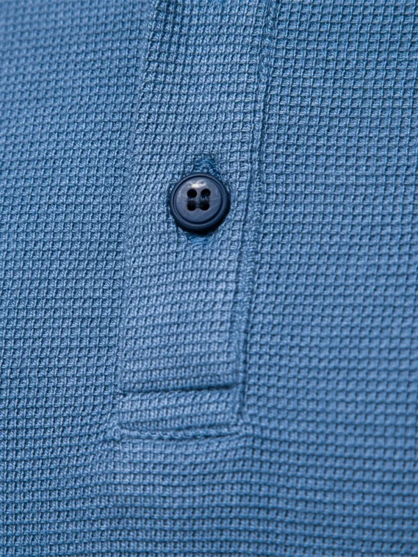 NEW AUTUMN SOLID COLOR MEN'S LONG SLEEVE WAFFLE HENLEY T-SHIRT BASIC BREATHABLE MEN'S TOPS TEE SHIRTS - Image 14