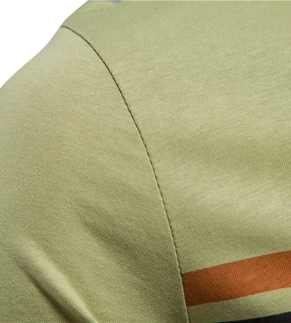 MEN'S STRIPED COTTON O-NECK SLIM FIT DESIGNER T-SHIRTS FOR MEN'S FASHION MEN'S SHORT-SLEEVED SUMMER CLOTHING - Image 18