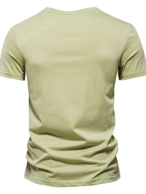 MEN'S STRIPED COTTON O-NECK SLIM FIT DESIGNER T-SHIRTS FOR MEN'S FASHION MEN'S SHORT-SLEEVED SUMMER CLOTHING - Image 8
