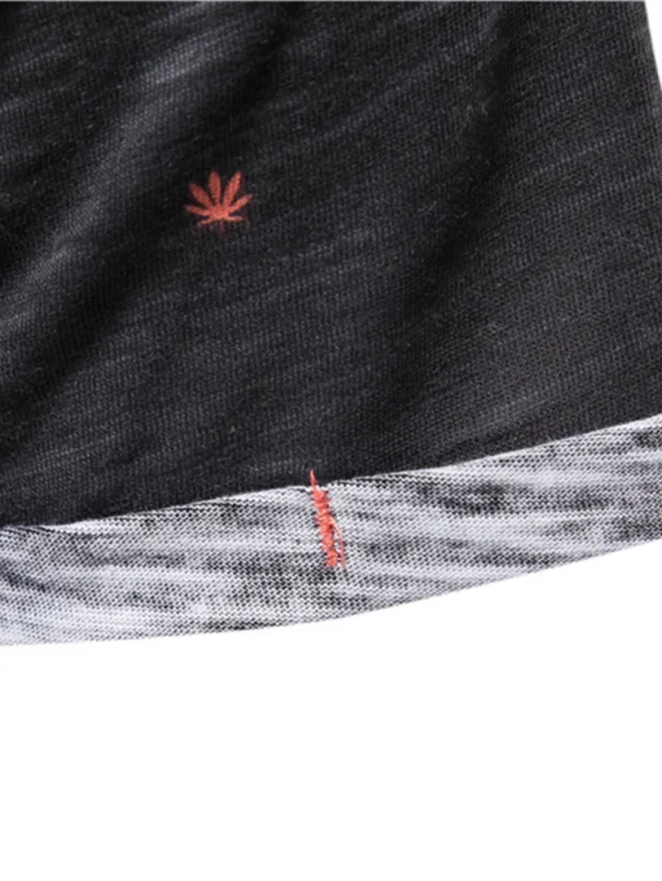 MEN'S SHORT-SLEEVED T-SHIRT WITH DOT PRINT MEN'S CASUAL T-SHIRTS WITH AN O-NECK MADE OF 100% COTTON NEW SUMMER CLOTHING FOR MEN'S TOPS - Image 3
