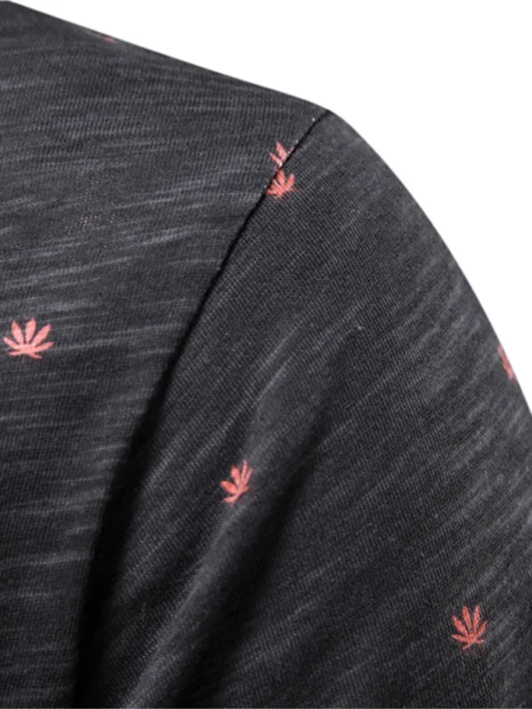 MEN'S SHORT-SLEEVED T-SHIRT WITH DOT PRINT MEN'S CASUAL T-SHIRTS WITH AN O-NECK MADE OF 100% COTTON NEW SUMMER CLOTHING FOR MEN'S TOPS - Image 2
