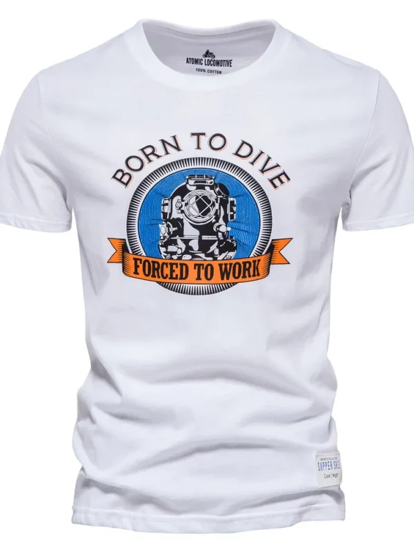 MEN'S COTTON T-SHIRT PRINTING OF BRAND QUALITY T-SHIRTS FOR MEN SUMMER MEN'S TOPS TEE SHIRT WITH SHORT SLEEVES AND A CASUAL SLIM FIT O-NECK - Image 27