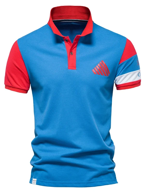 MEN'S CASUAL SOCIAL SHORT-SLEEVED FASHION SUMMER TOPS TEES MEN'S CLOTHING MEN'S HIGH-QUALITY COTTON SPORT POLO SHIRT - Image 15